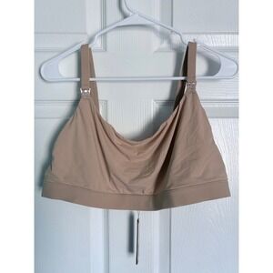NEW Skims Nursing Scoop Bralette 3X Clay Fits Everybody Maternity SP-SCP-9406W